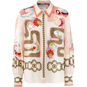 Ivi, Dames, Blouses & Shirts, Veelkleurig, Maat: M