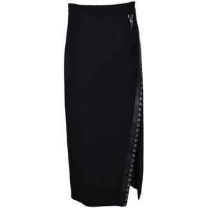 Roberto Cavalli, Dames, Rokken, Zwart, Maat: M Zijde,
