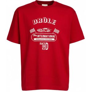 Drole de Monsieur, Heren, Tops, Rood, Maat: M Denim,