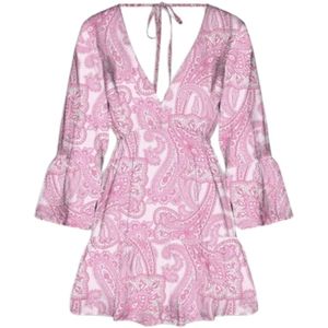 MC2 Saint Barth, Dames, Jurken, Roze, Maat: M Kasjmier,