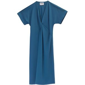 Moschino, Dames, Jurken, Groen, Maat: XS Poliester,