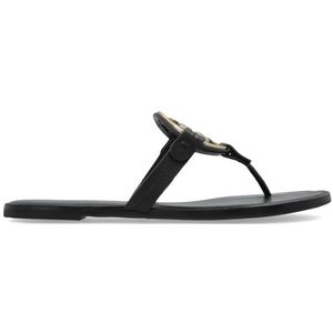 Tory Burch, Dames, Schoenen, Zwart, Maat: 35 1/2 EU Leer,