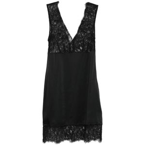 Marella, Dames, Jurken, Zwart, Maat: 2XS Satijn,