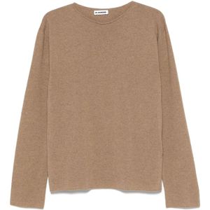 Jil Sander, Dames, Truien, Bruin, Maat: XL