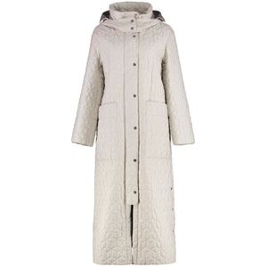 Moorer, Dames, Mantels, Roze, Maat: XS Polyamide,