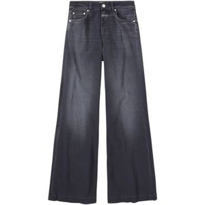 Closed, Dames, Jeans, Grijs, Maat: W26