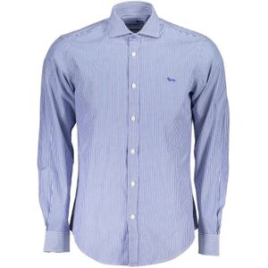Harmont & Blaine, Heren, Overhemden, Blauw, Maat: 3XL Katoen,