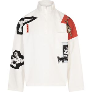 Marni, Heren, Truien, Wit, Maat: L