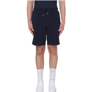 Sun68, Heren, Korte broeken, Blauw, Maat: L Katoen,
