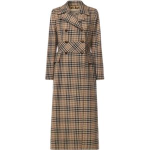 Valentino Garavani, Dames, Mantels, Bruin, Maat: S Wol,