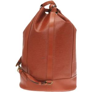Louis Vuitton Vintage, Dames, Pre-owned, Bruin, Maat: ONE Size Tweed,
