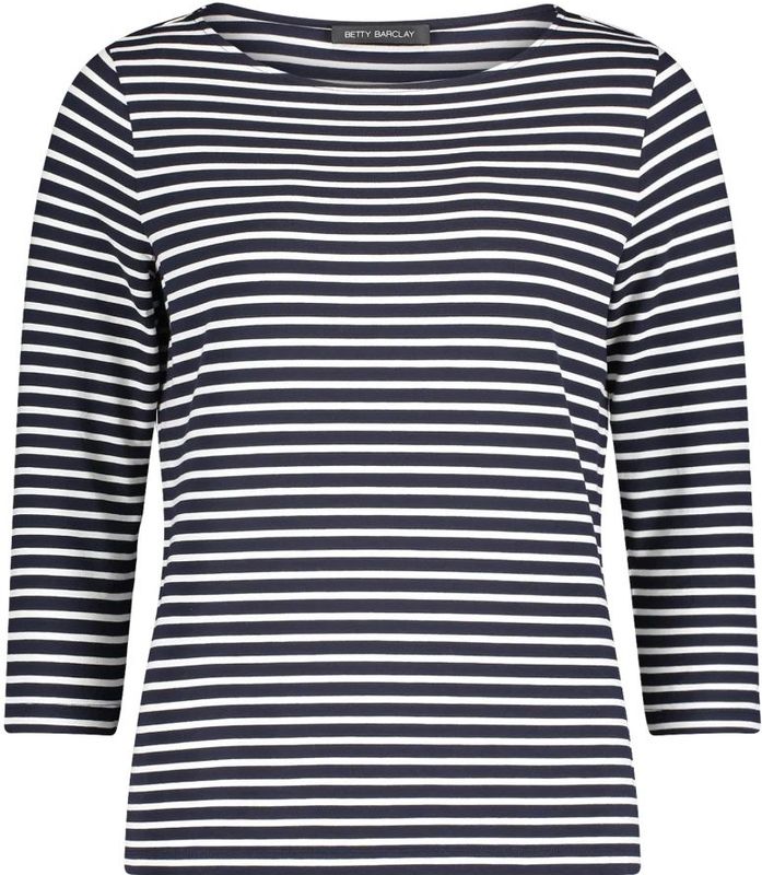 Betty Barclay, Dames, Tops, Blauw, Maat: S Leer,