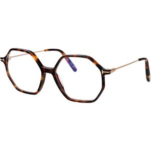 Tom Ford - Ft 5952-B - Bril - Bruin - Blauw Licht Blokkerend