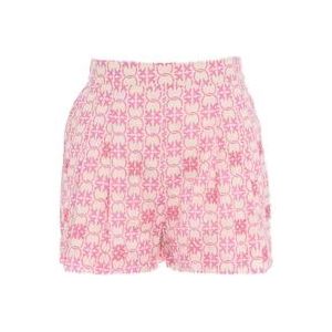 Pinko Roze Ss24 Dames Shorts , Pink , Dames , Maat: XS