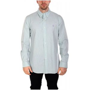 Ralph Lauren, Heren, Overhemden, Groen, Maat: L Katoen,