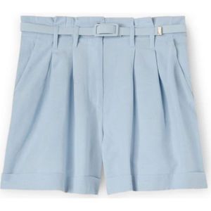 Motivi, Dames, Korte broeken, Blauw, Maat: S Katoen,