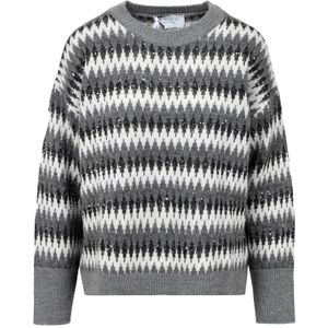 Kaos, Dames, Truien, Grijs, Maat: L Wol,