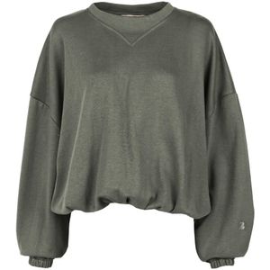 March23, Dames, Sweatshirts & Hoodies, Groen, Maat: S