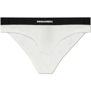 Dsquared2, Dames, Ondergoed, Wit, Maat: M Viscose,