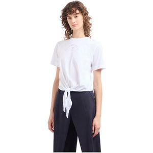 Emporio Armani, Dames, Tops, Wit, Maat: S