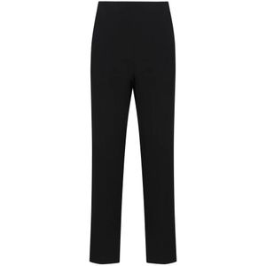 Emporio Armani, Dames, Broeken, Zwart, Maat: M Poliester,