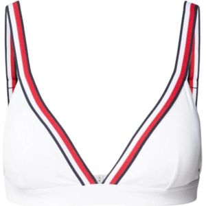 Tommy Hilfiger, Dames, Badkleding, Wit, Maat: XS Poliester,