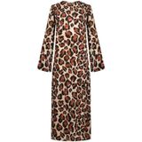 Fabienne Chapot - Midi-Jurk - Bruin - 53% Cupro 47% Viscose