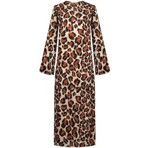 Fabienne Chapot - Midi-Jurk - Bruin - 53% Cupro 47% Viscose