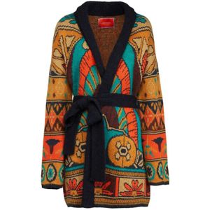 La DoubleJ, Dames, Truien, Veelkleurig, Maat: L Viscose,