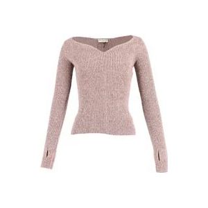 Balenciaga Wool tops , Pink , Dames , Maat: S