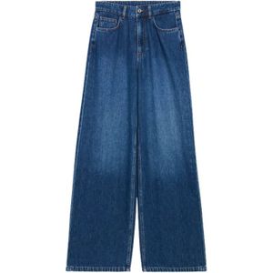 Vanessa Bruno, Dames, Jeans, Blauw, Maat: M Katoen,