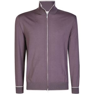 Eleventy, Heren, Truien, Paars, Maat: XL Wol,