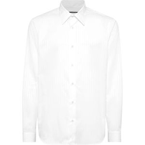 Philipp Plein, Heren, Overhemden, Wit, Maat: 3XL Katoen,
