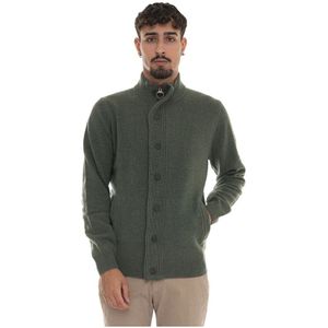 Barbour, Heren, Truien, Groen, Maat: S Wol,