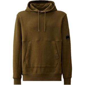 C.p. Company, Heren, Sweatshirts & Hoodies, Groen, Maat: 2XL Fleece,