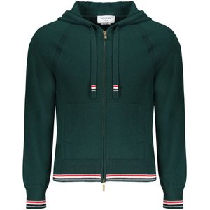 Thom Browne, Heren, Sweatshirts & Hoodies, Groen, Maat: 2XL Kasjmier,