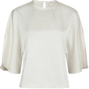 Neo Noir, Dames, Blouses & Shirts, Wit, Maat: XL