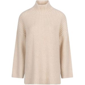 Dante 6, Dames, Truien, Beige, Maat: L Wol,
