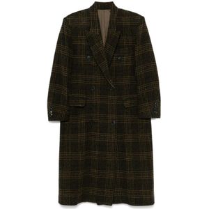 Marant étoile, Dames, Mantels, Groen, Maat: XS Wol,