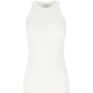 Sportmax, Dames, Tops, Wit, Maat: L