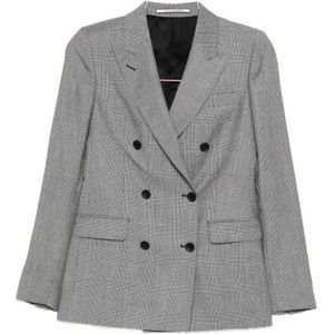 Tagliatore, Dames, Jassen, Grijs, Maat: XL Wol,