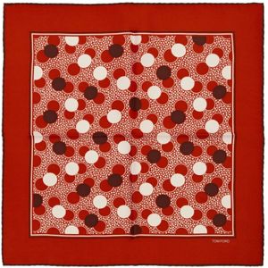Tom Ford, Heren, Accessoires, Rood, Maat: ONE Size Zijde,