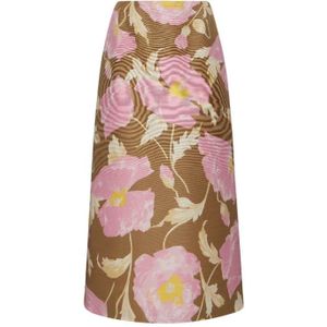 La DoubleJ, Dames, Rokken, Veelkleurig, Maat: M Wol,