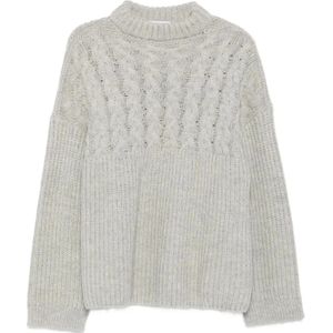 Cecilie Bahnsen, Dames, Truien, Grijs, Maat: S Wol,