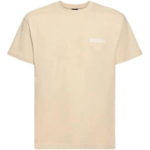 Jacquemus, Heren, Tops, Beige, Maat: M Katoen,