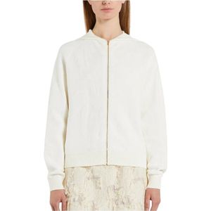 Marella, Dames, Sweatshirts & Hoodies, Wit, Maat: S