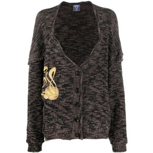 Vitelli, Dames, Truien, Bruin, Maat: L