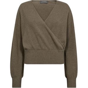 MOS Mosh, Dames, Truien, Bruin, Maat: XS Kasjmier,