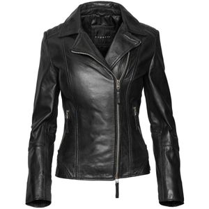 Bugatti, Dames, Jassen, Zwart, Maat: S Leer,