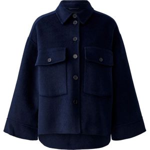 Oui, Dames, Jassen, Blauw, Maat: S Wol,